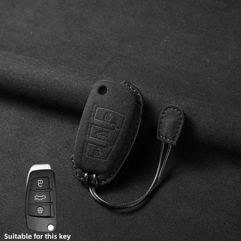 

Чехол Для Автомобильного Ключа Audi Из Искусственной Замши