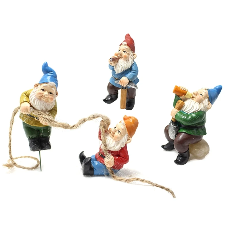

Treehouse Figurine Tree Elf Potted Plant Landscape Statue Moss Bottle DIY Kits