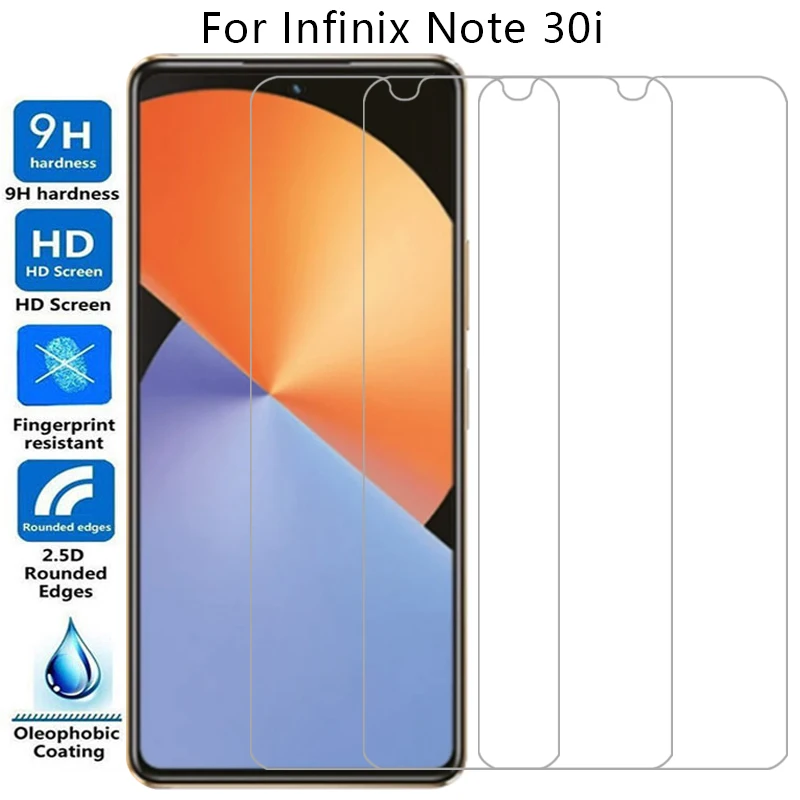 Закаленное стекло для телефона infinix note 30i чехол Infinity note30i Not 30 i i30 задняя крышка 360