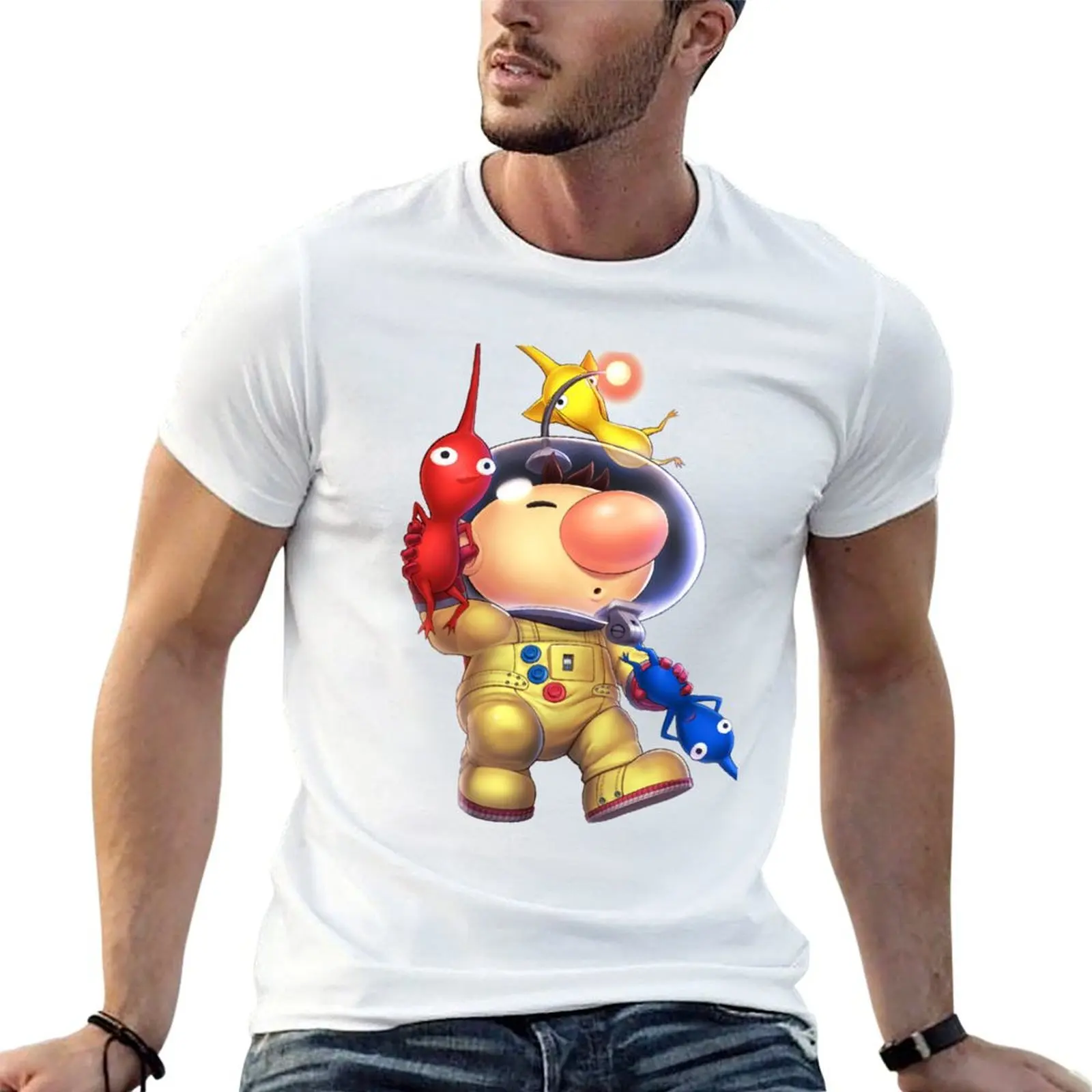 Фото Футболка Olimar (Ultimate) из мягкого хлопка с короткими рукавами, повседневная №1