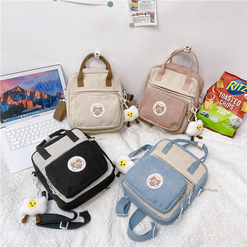 

Женские сумки на плечо 2022, мини вельветовые сумки, сумка-шоппер для девочек, модные повседневные сумки через плечо контрастных цветов с муль...