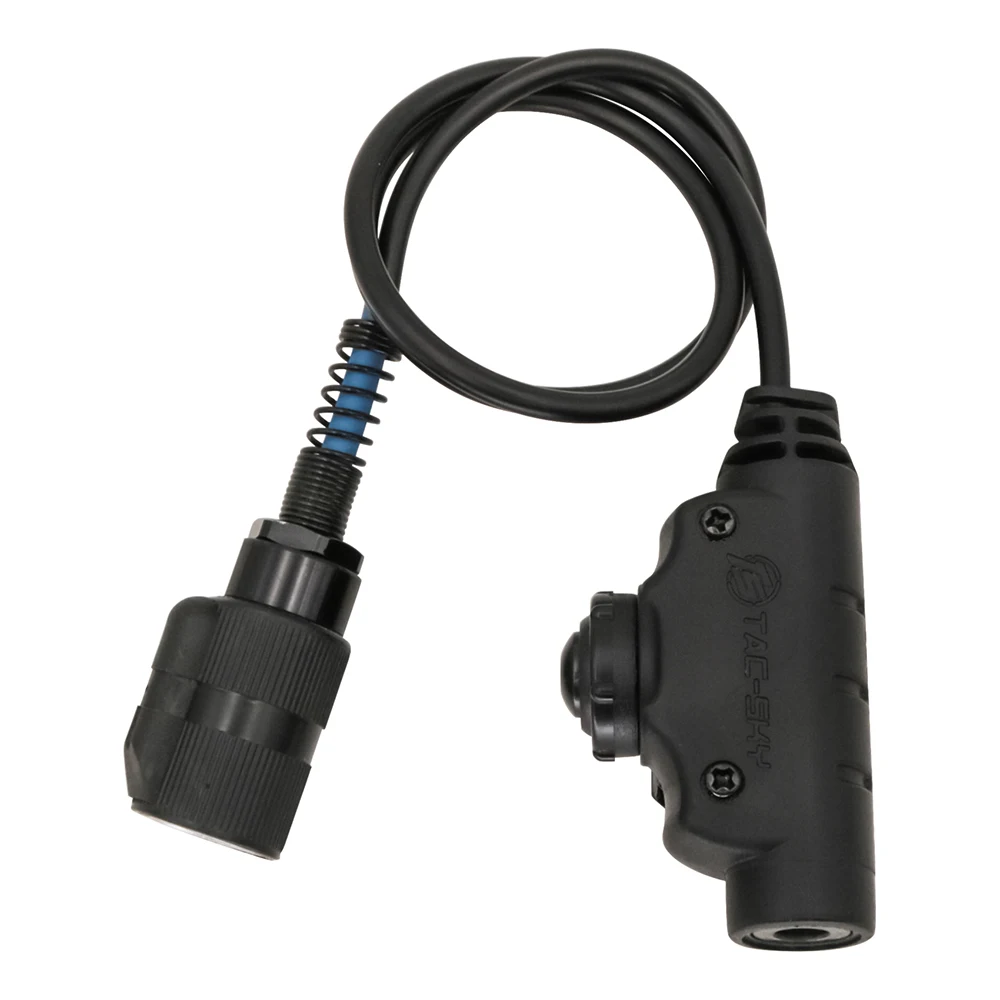6-Pin U94 V2 PTT Adapter for AN/PRC 152\148 Walkie Talkie Compatible with PELTORCOMTAC Tactical Hunting Noise Cancelling Headset