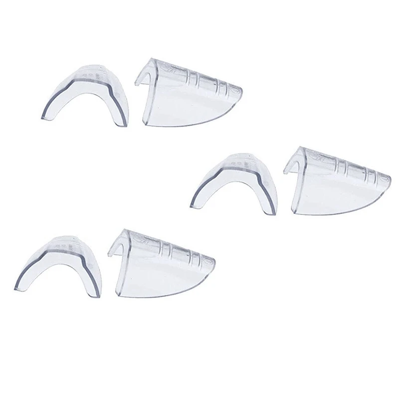 

3 Pairs Safety Eye Glasses Side Slip On Clear Side For Safety Glasses Fits Small To Medium Glasses
