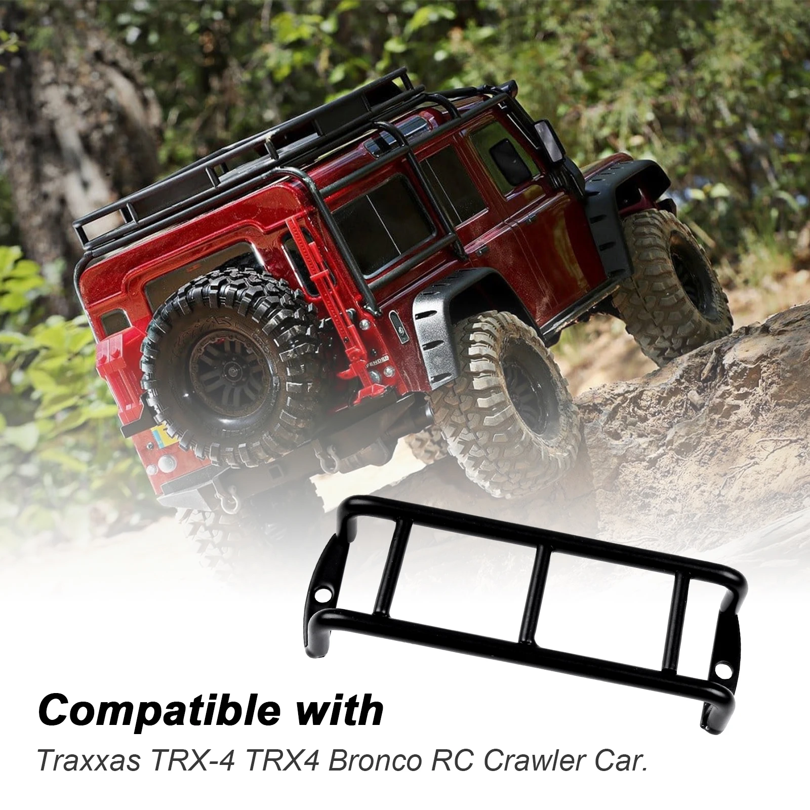 Фото Металлические мини-лестницы HobbyPark для Traxxas TRX4 Bronco Defender SCX10 90046 90047 D90 1/10 RC Crawler №4