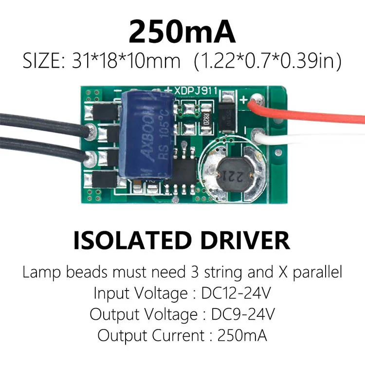 

DT&ZM Трансформаторы освещения для светодиодов 5 шт.