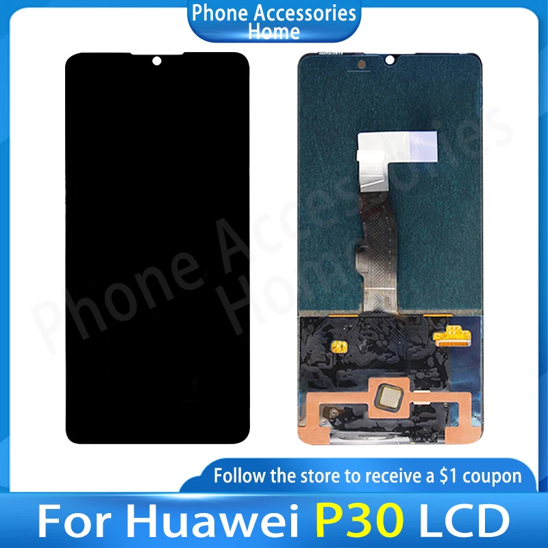 

SUPER AMOLED For HUAWEI P30 LCD ELE-L29 ELE-L09 ELE-AL00 Display Touch Screen Digitizer Replacement Parts For Huawei P30 Screen
