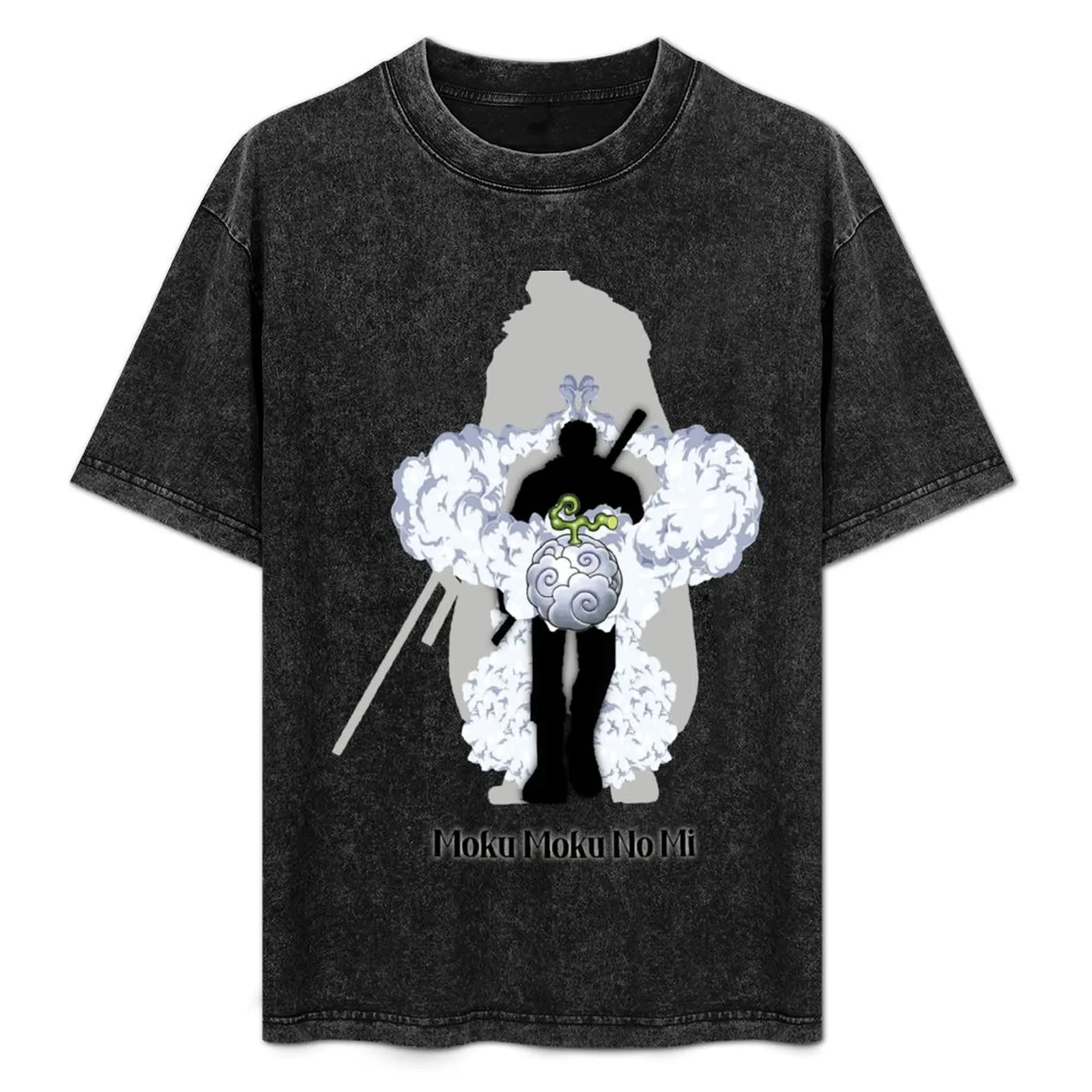 Футболка Smoker Mokku Moku No Mi милые топы винтажные футболки фигурки аниме футболка в