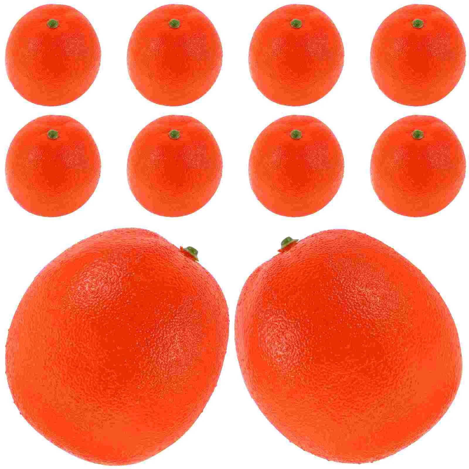 

10 Pcs Fruit Model Artificial Oranges Simulation Models Home Accents Decor Ornament Fruits House Decorations