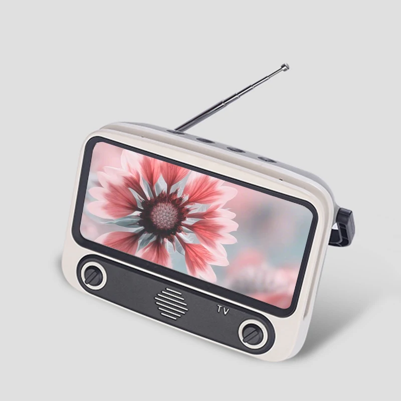 Ретро Мини-динамик Bluetooth для мобильного телефона фильмов телевизора