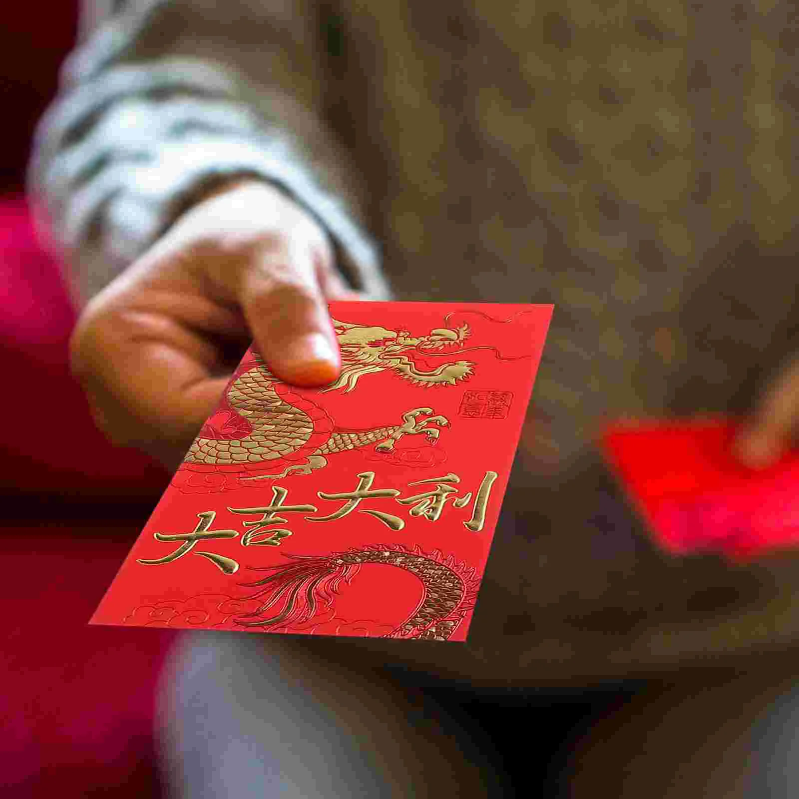 Рисунок 5 - Конверты новогодние красные в китайском стиле