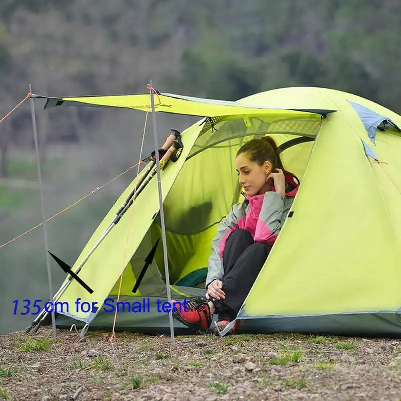 

High Quality Adjustable Camping Awning Beach Shelter Replacement Poles, Tarp Pole Tent Support Rods