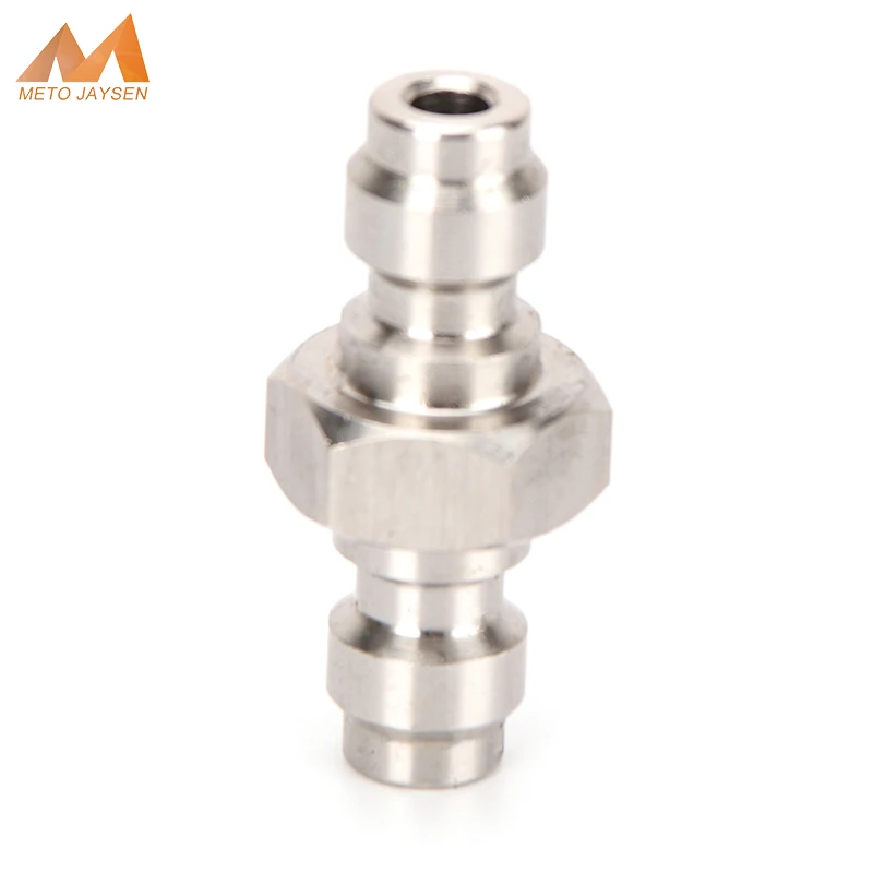 

PCP Paintball Pneumatic Male-Male Plug Quick Coupling 8mm Fill Head Air Filling Socket Stainless Steel Double End Male Plug 1pc