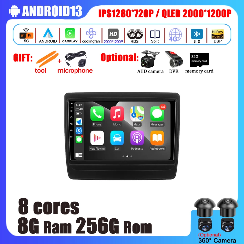 

Android 13 Car Computer Receiver Video Player Multimedia Navigation GPS Carplay For Isuzu D-MAX DMAX 2020 No 2 Din 2Din DVD