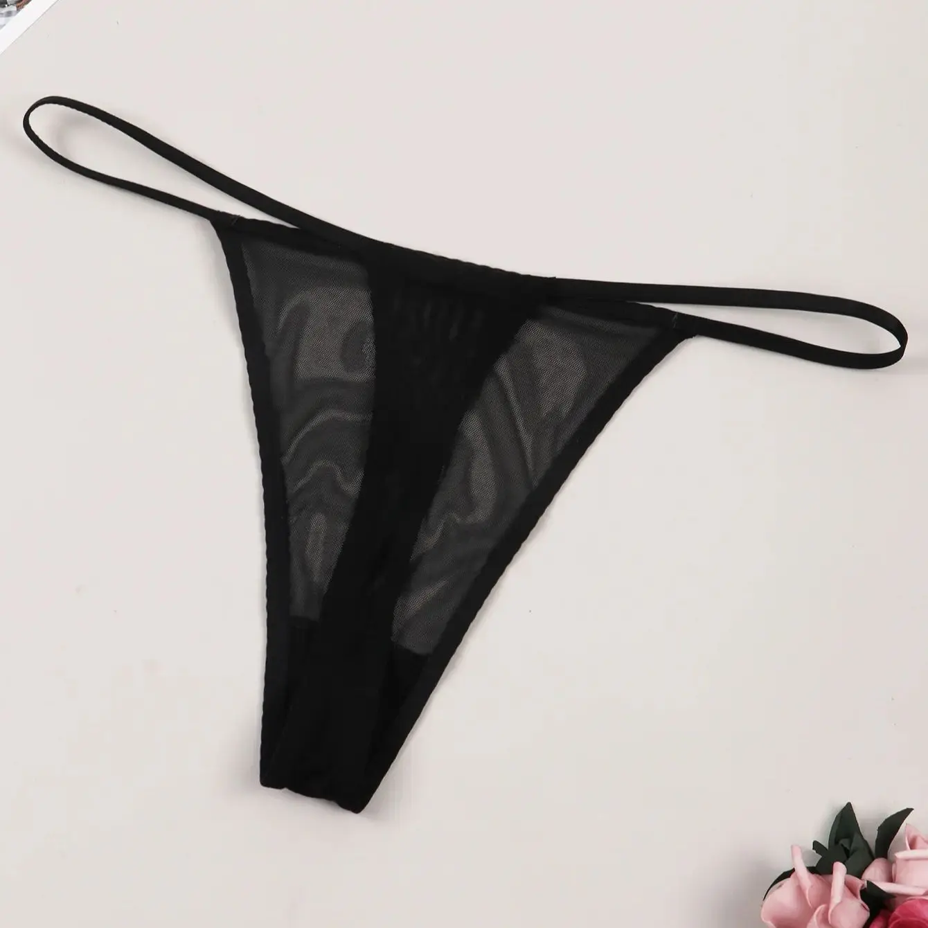 Женские Сексуальные Сетчатые Трусики-стринги Varsbaby С Т-образной Спинкой