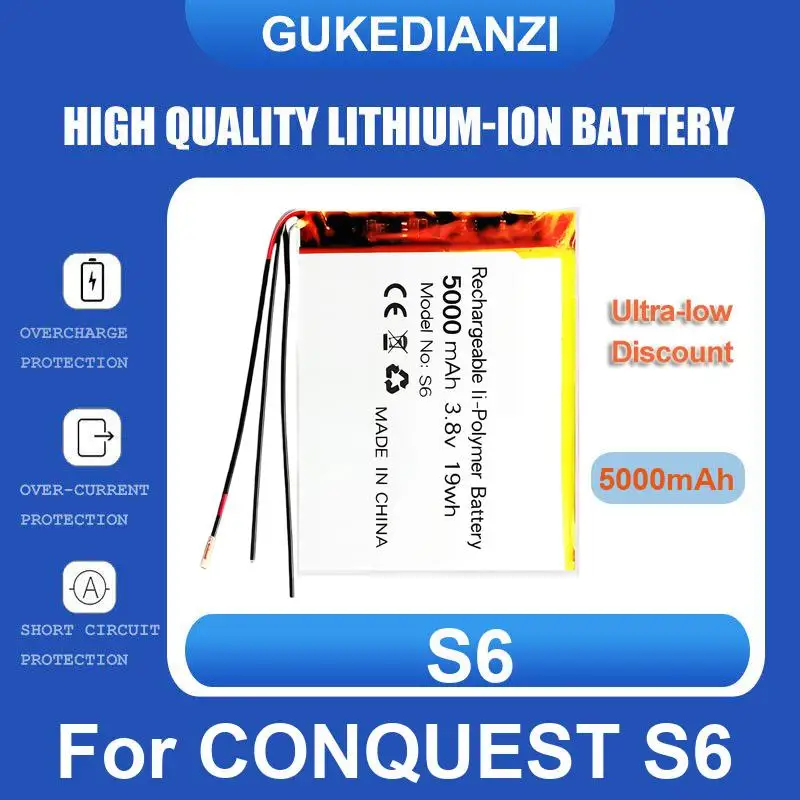 Фото Аккумулятор для CONQUEST S10 S6 S8 №3