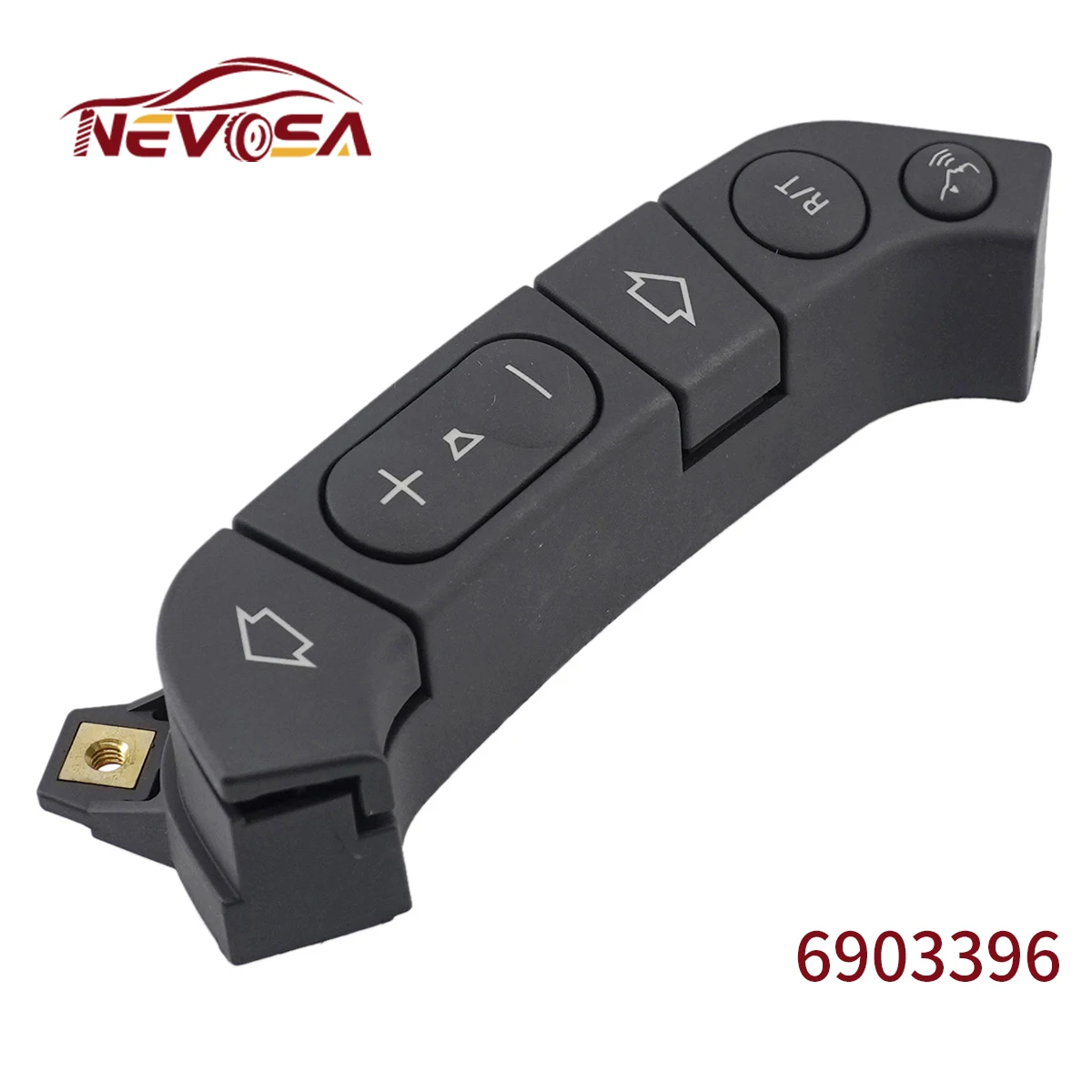 

6903396 For BMW X5 Left Power Steering Wheel Radio Audio Volume Controls Switch Multifunction Car Parts Accessories 4Pins