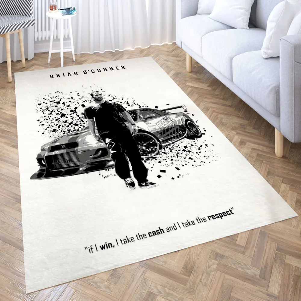 

Brian O'Conner Nissan Skyline GT R R34 Carpet Living Room Large Area Rugs Bedroom Carpet Modern Home Living Room Decora Rug