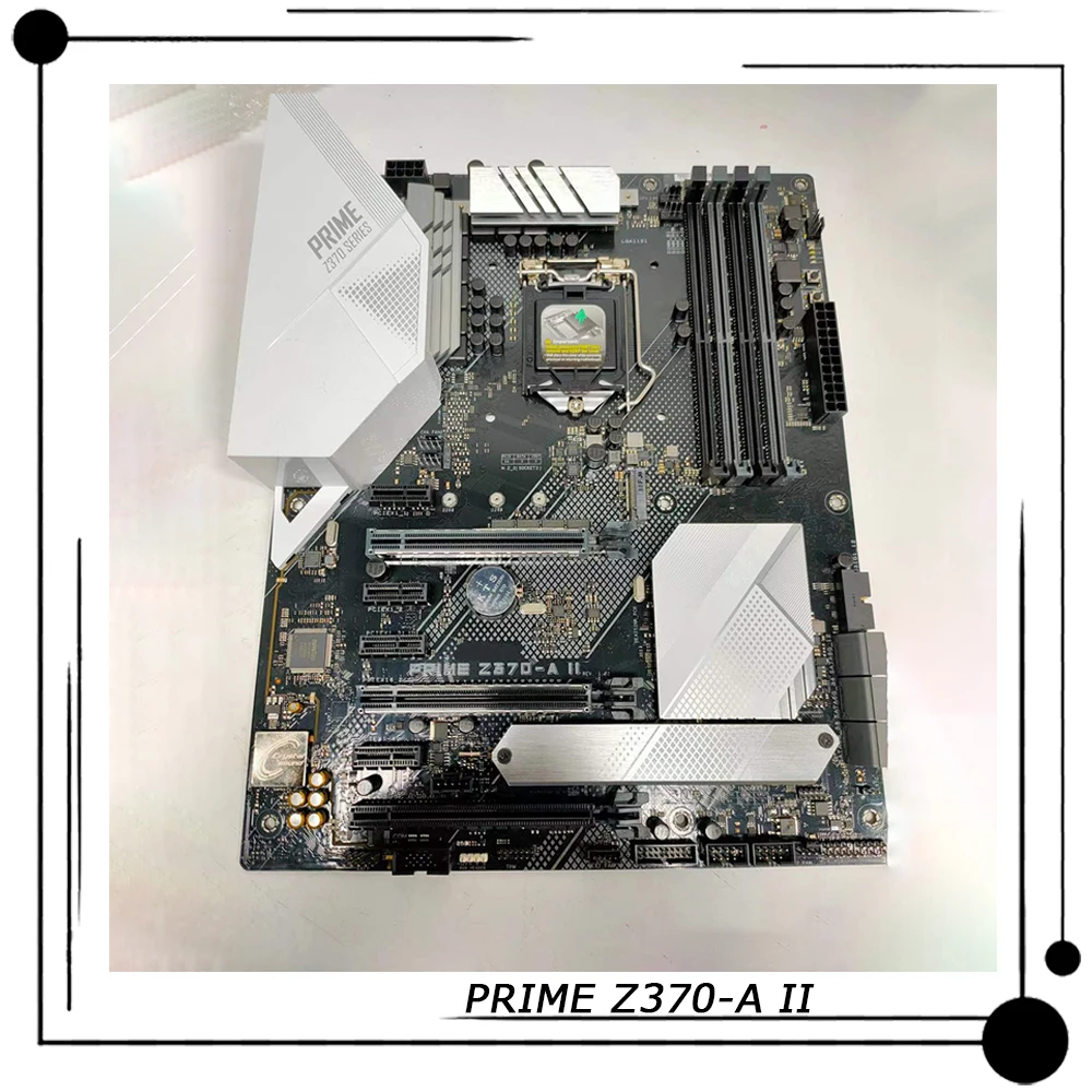 

PRIME Z370-A II для настольной материнской платы ASUS LGA 1151 DDR4 9-го/8-го поколения Core i7/i5/i3 USB 3,1, идеальное тестирование перед отправкой