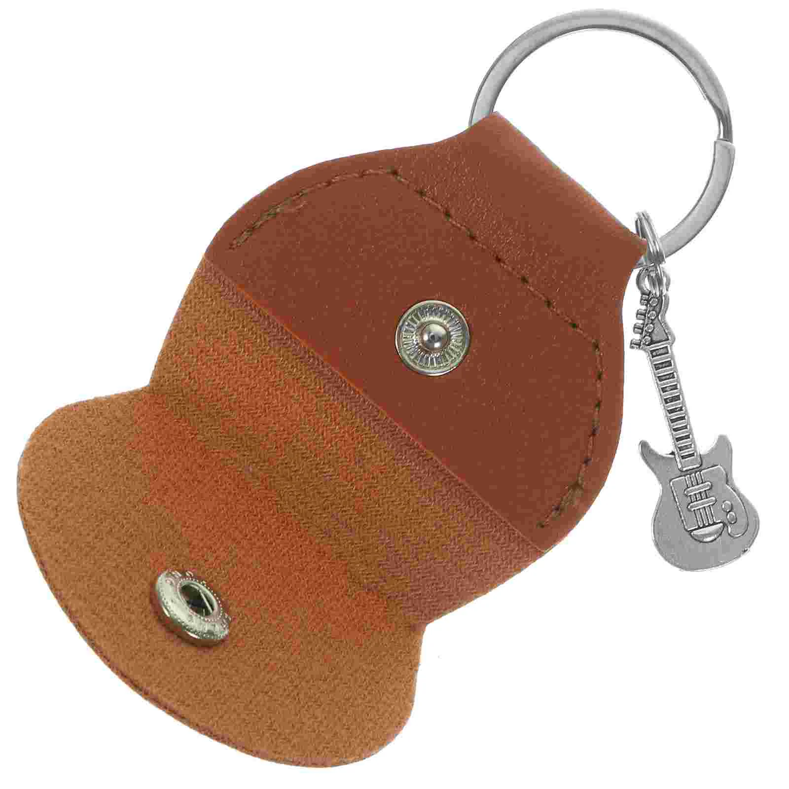 

Guitar Pick Holder Keychain Holder Musical Instrument Pick Container Supply