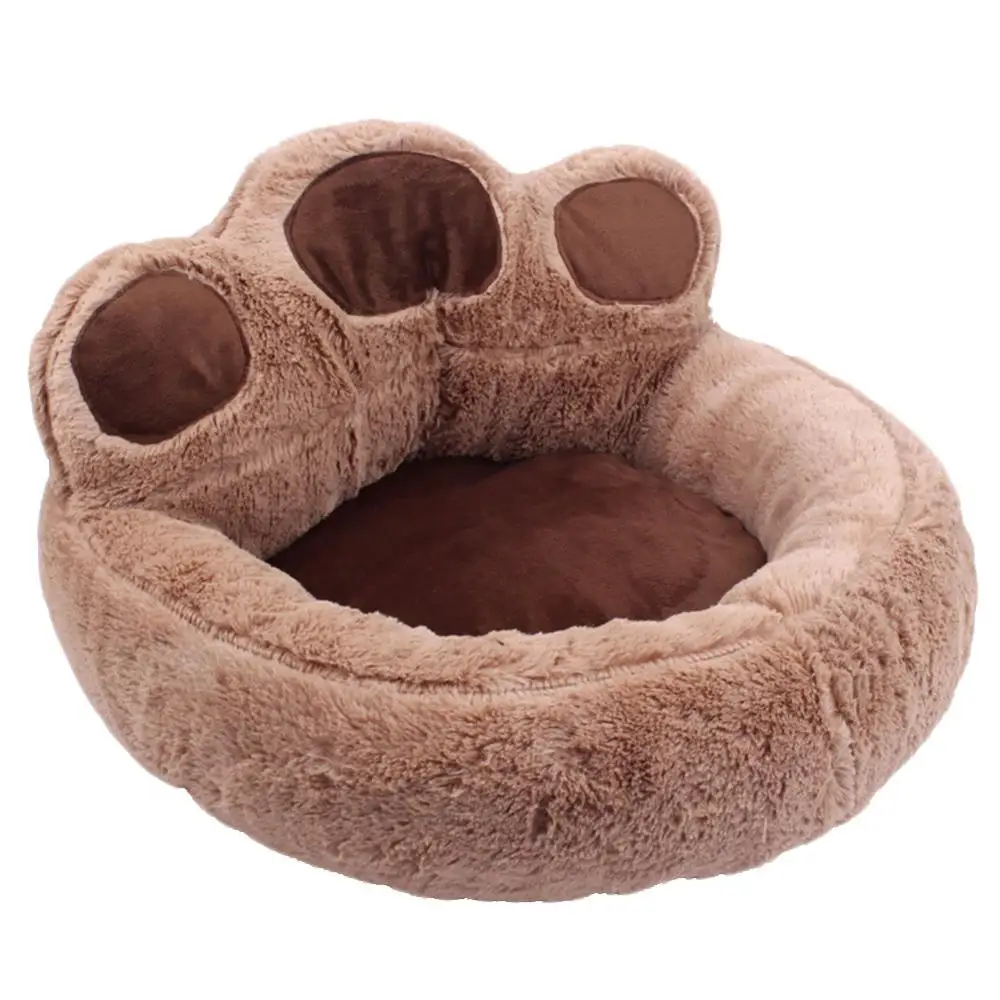 

Soft Lovely Warm Cats Paw Shape Dog Pet Cushion Bed Plush Nests Kennel
