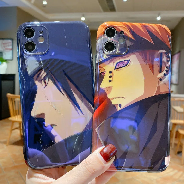 

Naruto Itachi Uchiha Pain Kakashi Uzumaki Naruto Phone Cases For iPhone 13 12 11 Pro Max XR XS MAX 8 X 7 SE 2020 Back Cover