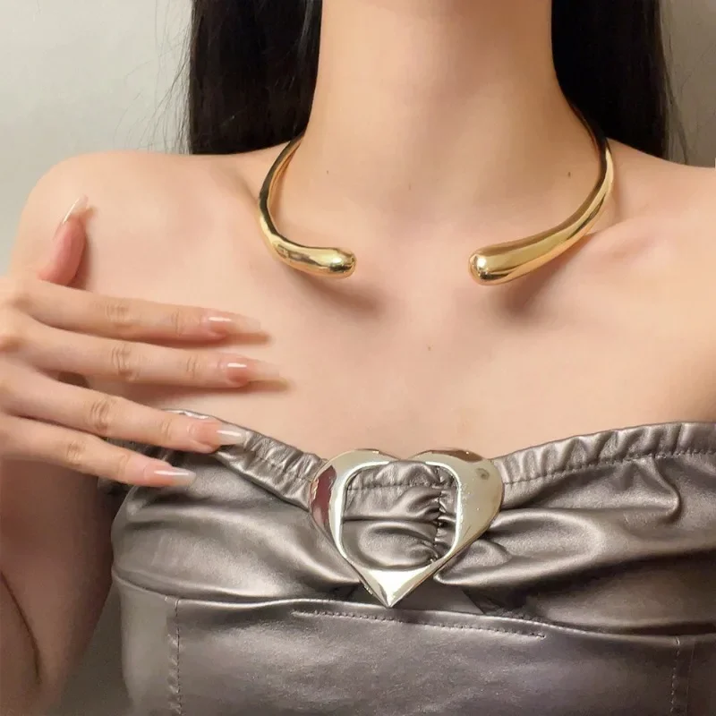 Ожерелья Draweye в стиле панк для женщин форме капли воды хип-хоп винтажном