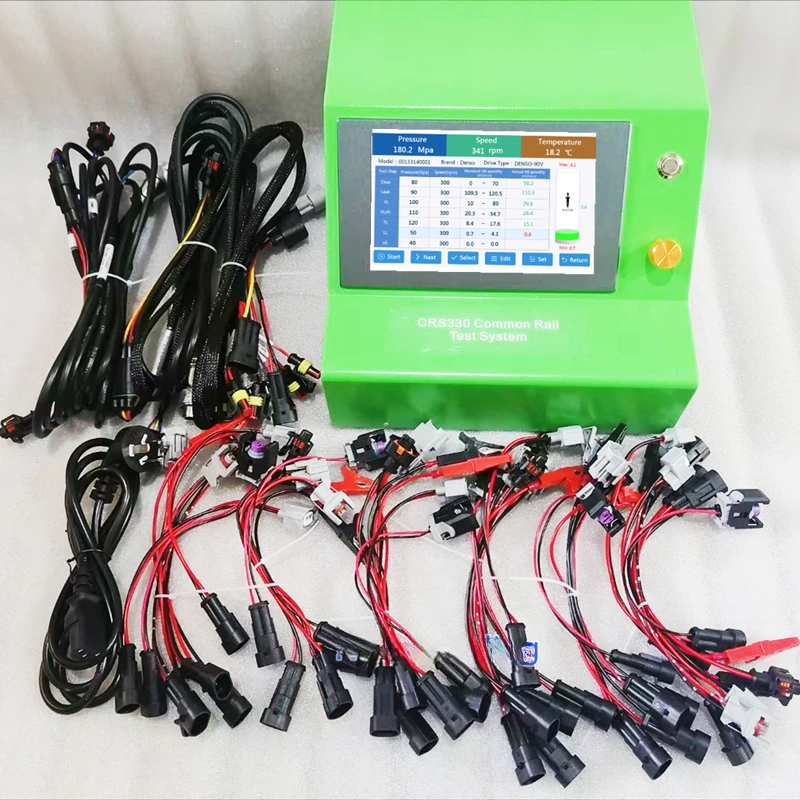 

AM-CRS330 Diesel CRIN Injector and Pump Tester Software Build-in 3000 More Datas for Bosch Denso Delphi HEUI with Touch Screen