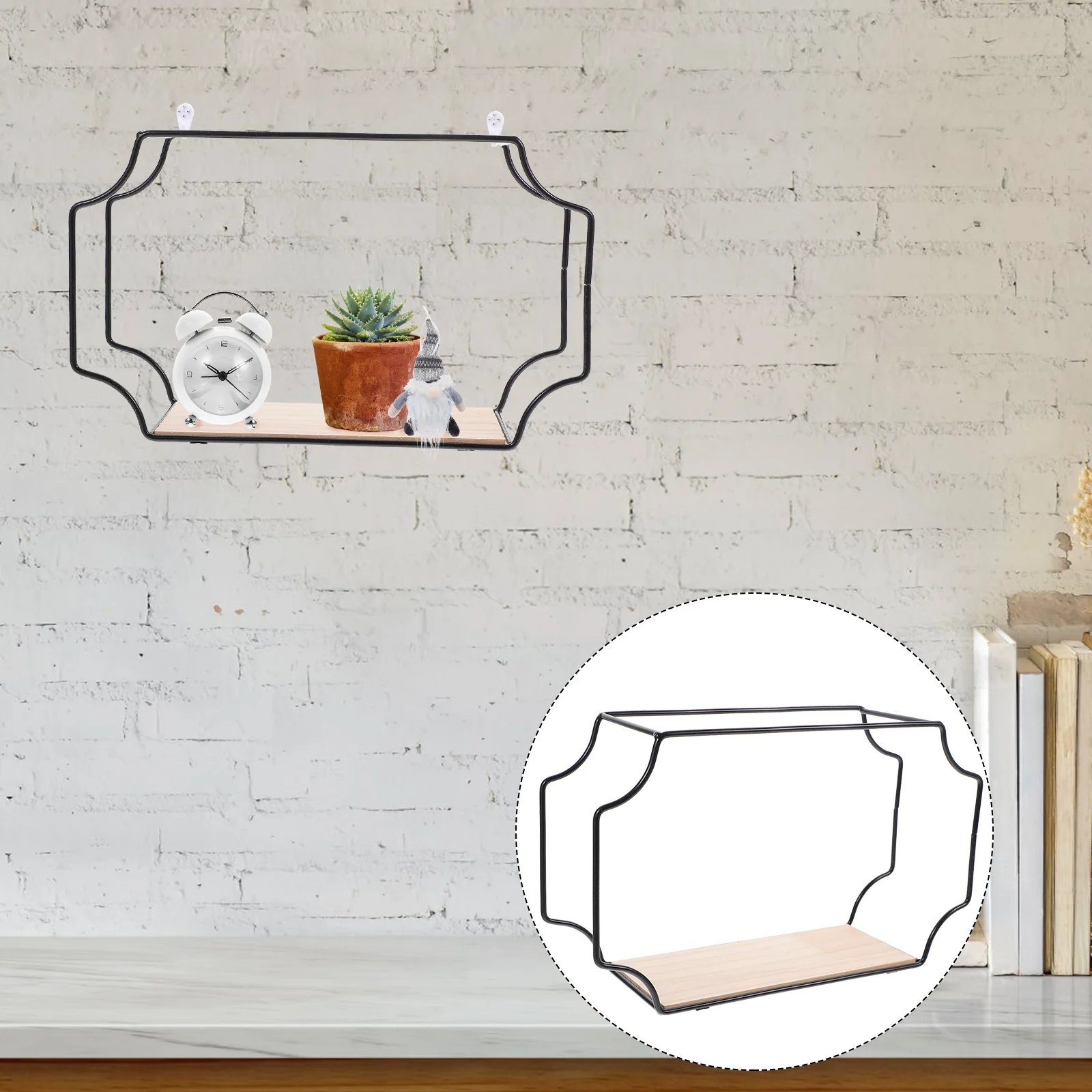 

Wall-mounted Storage Shelf Storage Shelf Wall Shelf Decorative Storage Rack Wall Hanging Pendant Storage Shelf