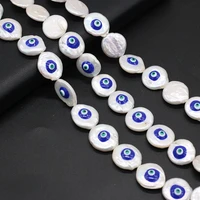 natural pearls round baroque single sided eye beads 18 20mm for jewelry making diy necklace accessories charms gift decor 36cm