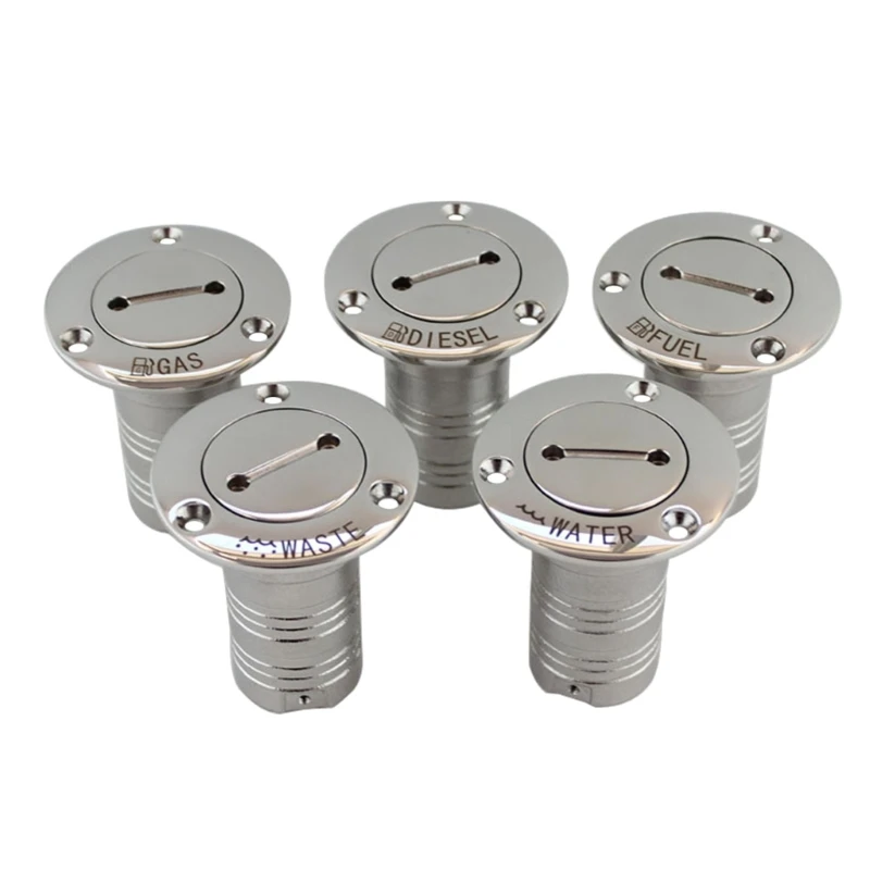 

68UF Deck Filler Cap with Keys Steel Deck Filler Gas Fuel Waste Water Marine