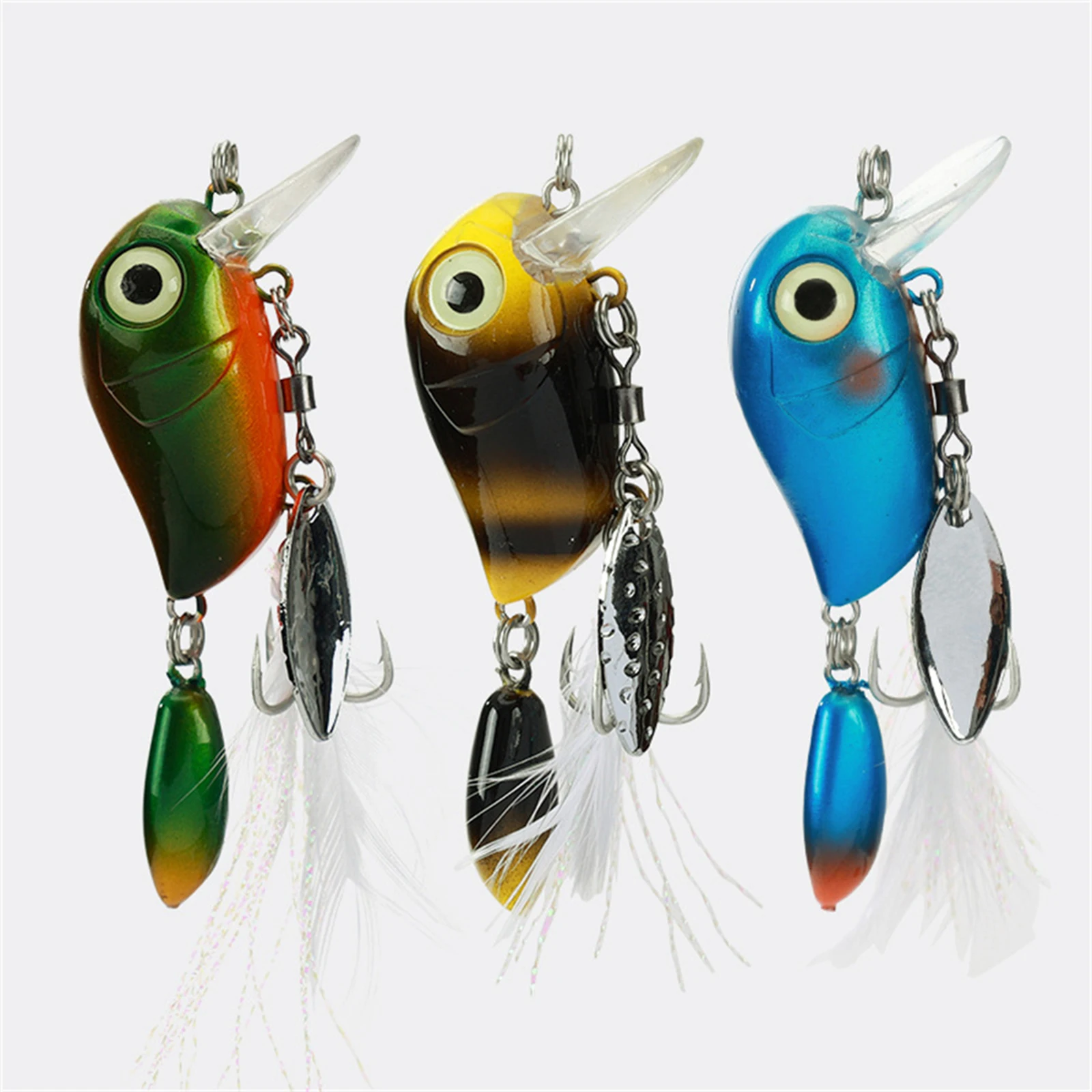 

Fishing Lures 5g 3.8cm Luya Bionic Jointed Bait Broken Jointed Hard Bait Cloth Strip Jointed Fish Fishing Tackle Fish Luya Bait