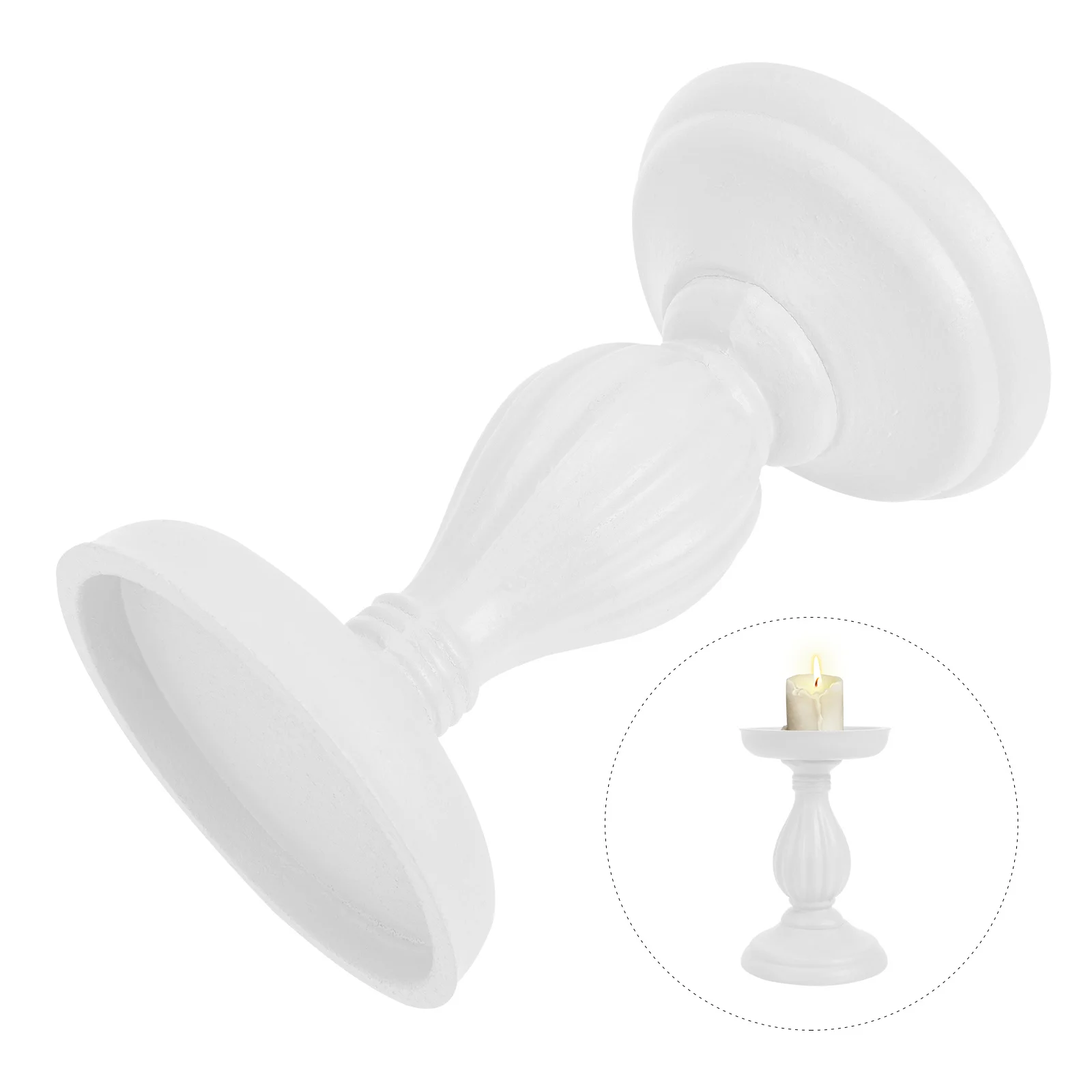 

Farmhouse Holder Wood Pillar Holder Wood Stand Wooden Holders Tapared Holder