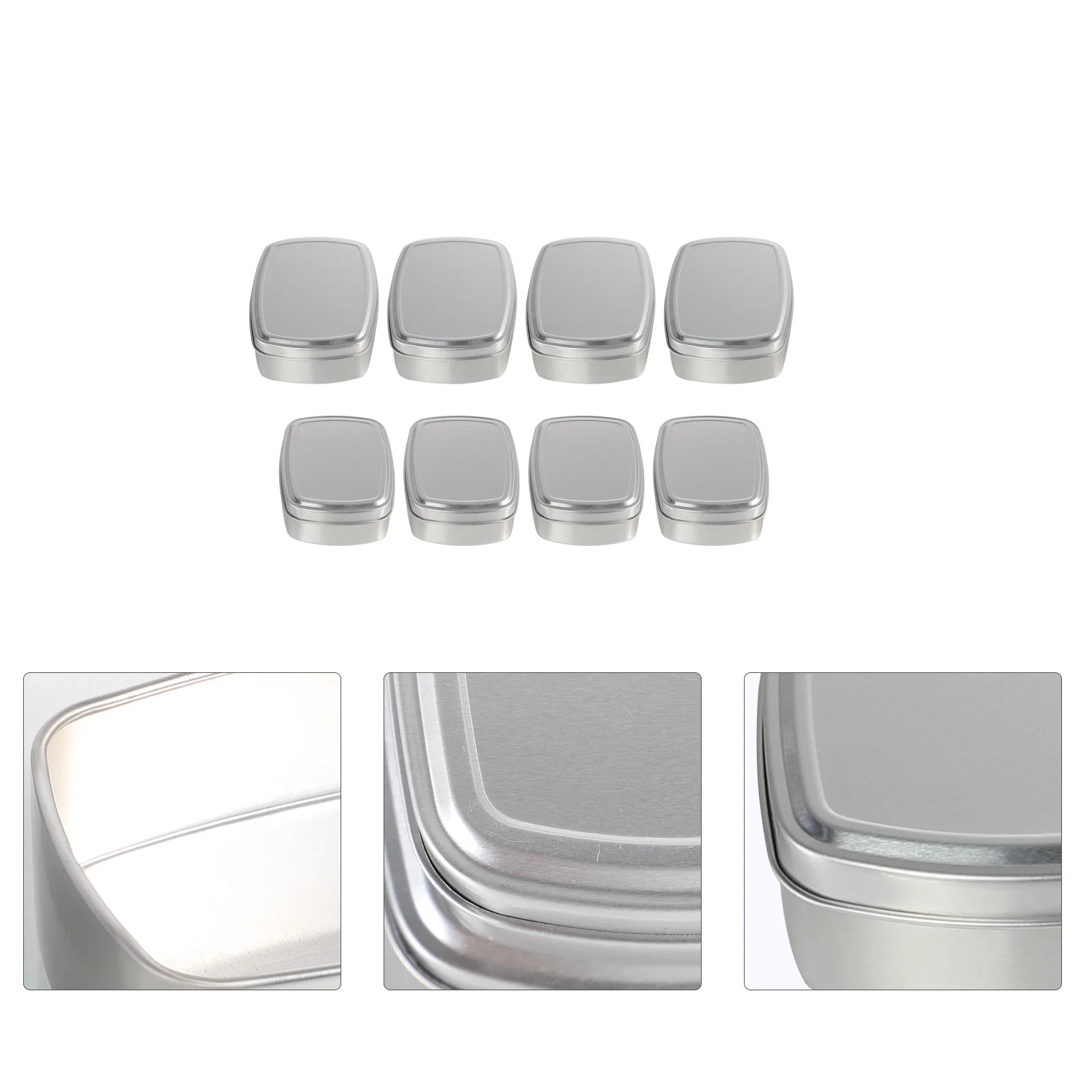 

8Pcs Aluminum Soap Cans Soap Holders Storage Holder for Kitchen Home Bathroom Bedroom