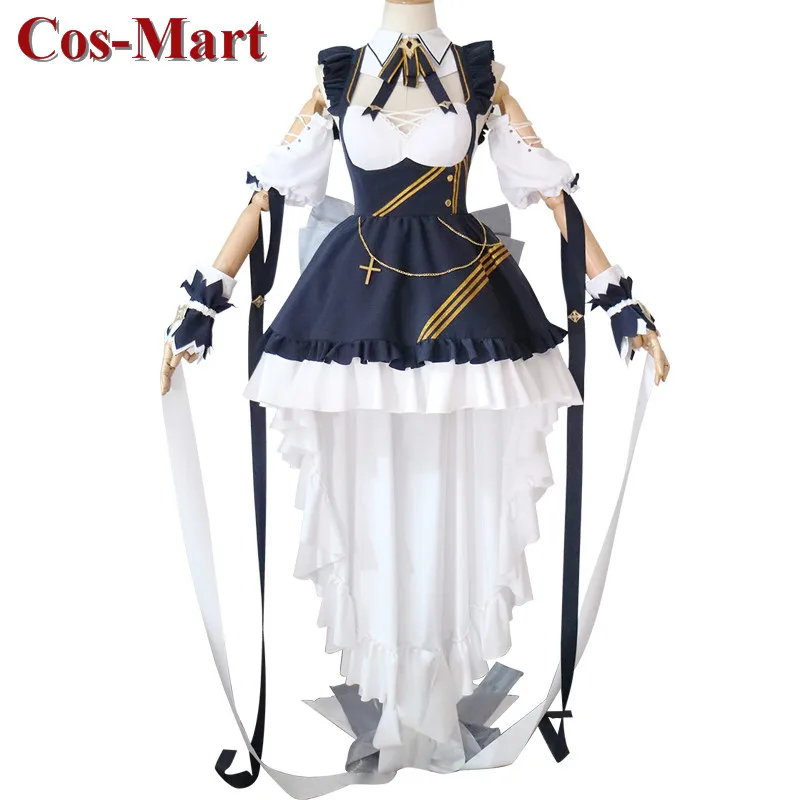 Cos-Mart Game Azur Lane Cheshire Косплей Костюм Милый кот Великолепное торжественное платье