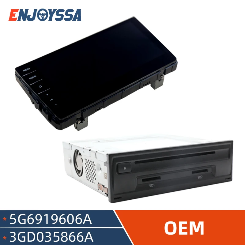 

9.2 inch Glass Screen Assembly For Golf MK7/7.5/R Passat B8 Tiguan MK2 Multimedia Stere Radio Screen Mainunit 5G6 919 606 A D