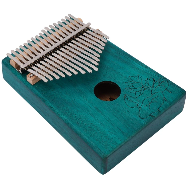17 Клавиш Калимба Цветок Лотоса пианино для больших пальцев из красного дерева