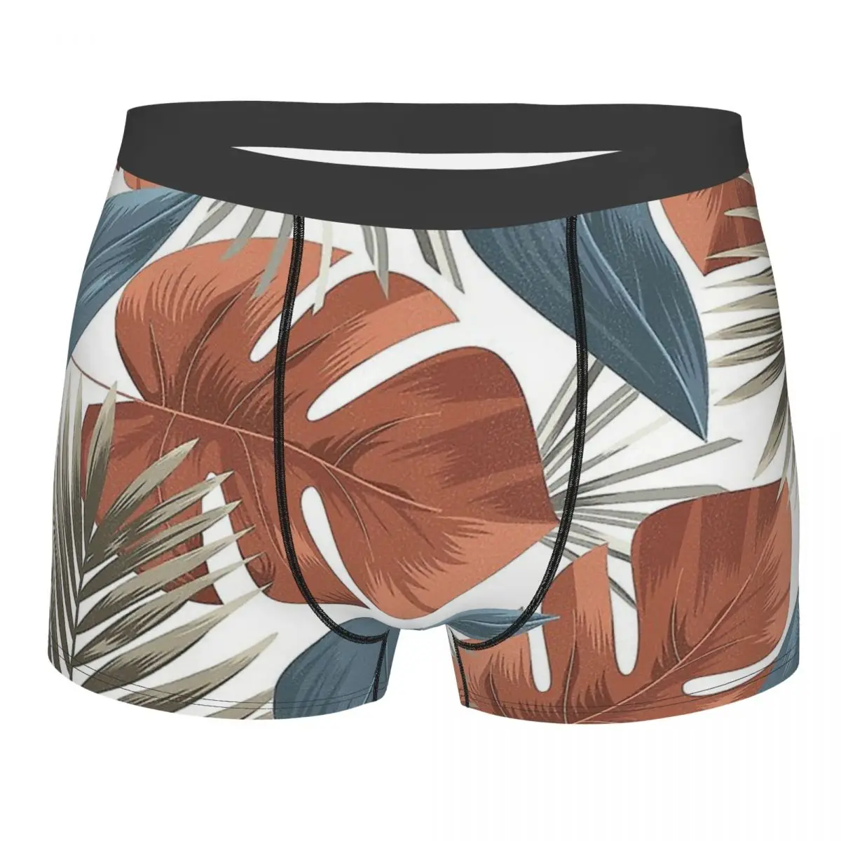 

Monstera Plant Art Tropical Leaves Beach Underpants Cotton Panties Shorts Boxer Briefs Man Underwear Ventilate