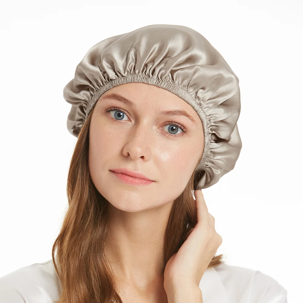 Женская однотонная пикантная Кепка из натурального шелка в стиле 19 momme |