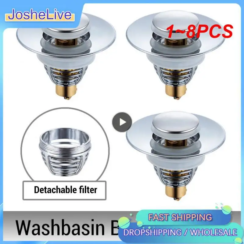 

1-8 шт., фильтр для раковины из нержавеющей стали