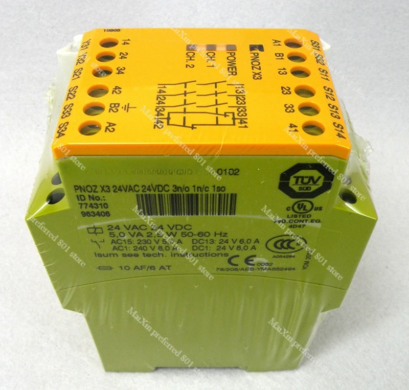Реле безопасности PNOZ X3 X4 X3P 774318 774310 777310