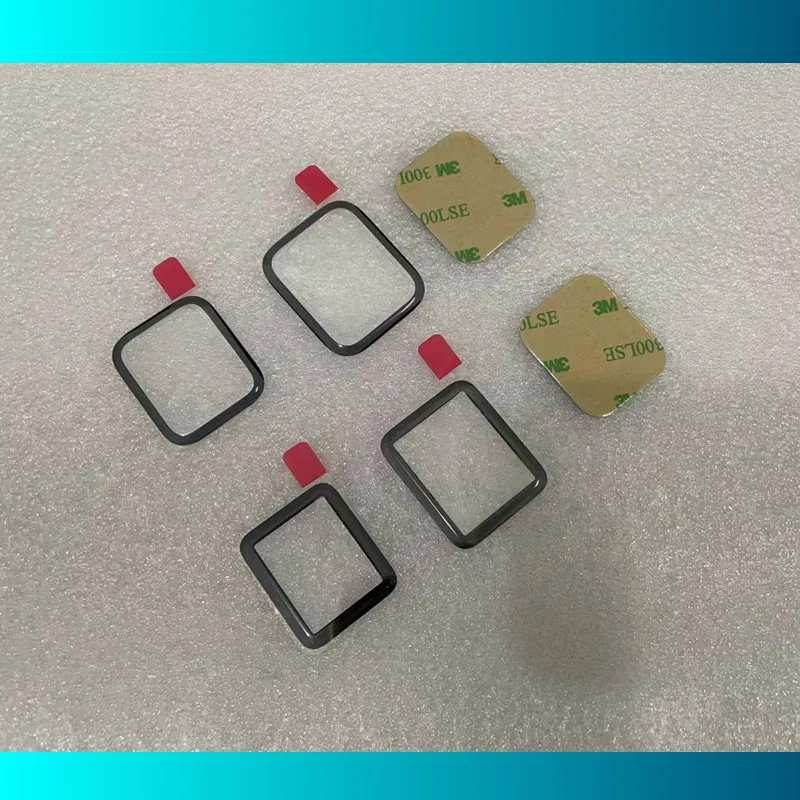 

10pcs LCD Screen Outer Glass + OCA Glue For Apple Watch Series 4 5 6 7 S4 S1 S3 40mm 44mm 41 45mm Touch Panel Lens Replacement
