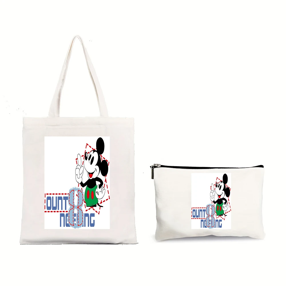MINISO Женская Сумка Через Плечо Disney Minnie Mouse Design Большая Вместительная Повседневная