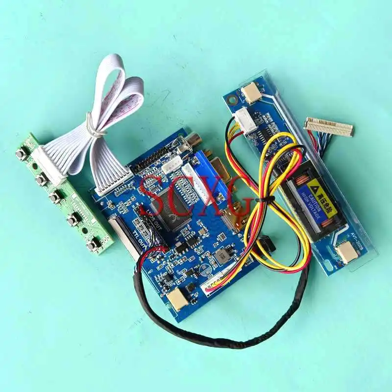 

For LTN154AT08 QD15TL08 Laptop Display Screen Controller Board 2CCFL DIY Kit 1280*800 15.4" LVDS 30 Pin AV VGA HDMI-Compatible