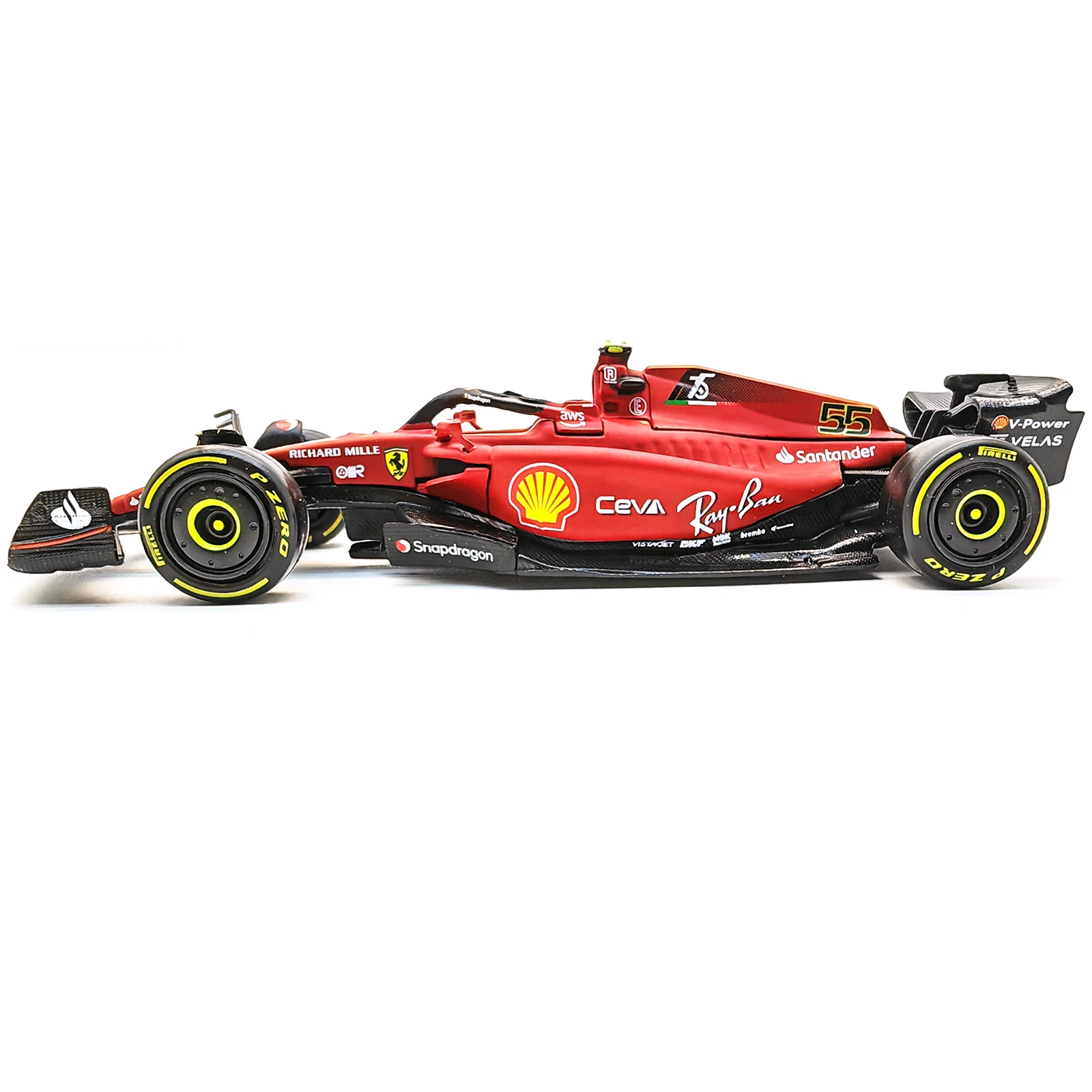 Модель внедорожника Bburago #44 McLaren MCL36 Ferrari RB16B F1 1:43 2022