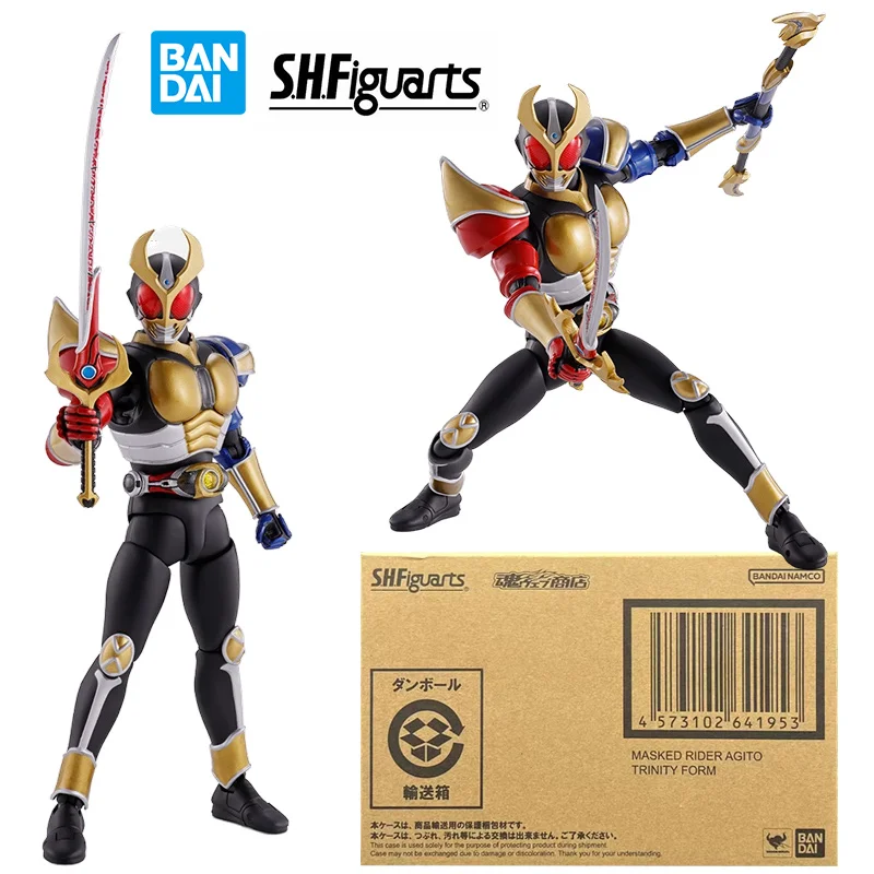 Bandai S.H.Figuarts Shinkocchou Seihou в маске Rider Agito Trinity Form аниме оригинальная фигурка модель