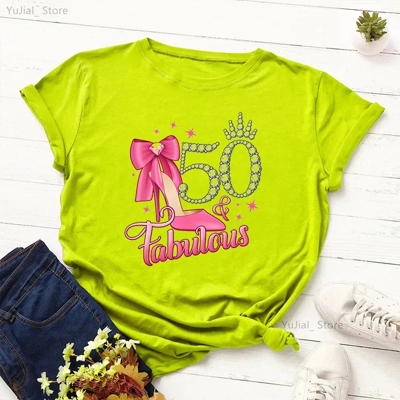 Футболка женская с графическим принтом топ розовой высокой туфлей короной