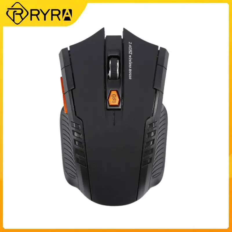 

Беспроводная оптическая игровая мышь RYRA, 2,4 ГГц, с USB-приемником, 1600DPI