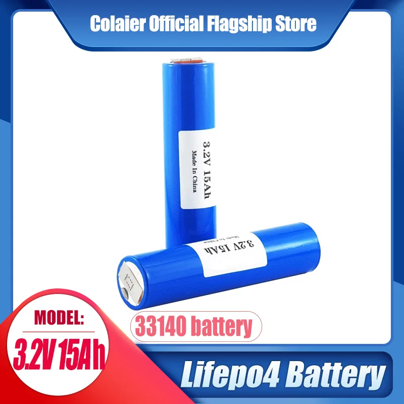 

8-32 шт. Colaier 33140 3,2 в 15 а/ч lifepo4 12 в 24 в 36 в 48 в 20 А/ч 30 А/ч Электровелосипеды RV Motorhome скутер