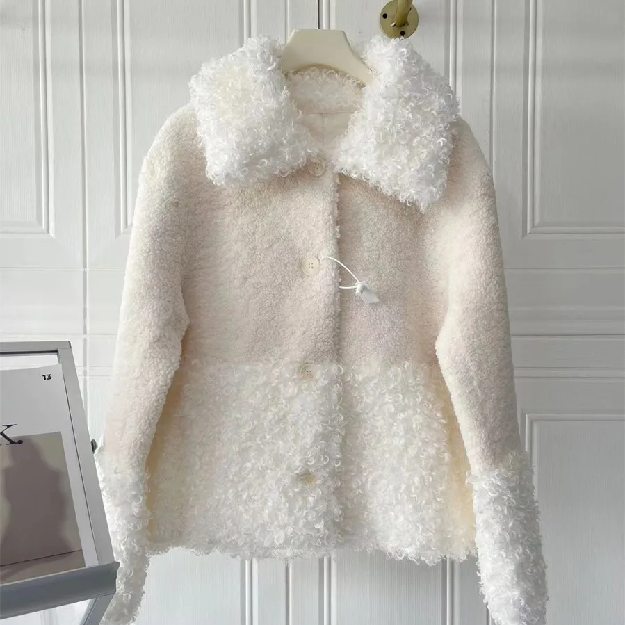 Женская искусственная кожа шуба лоскутная