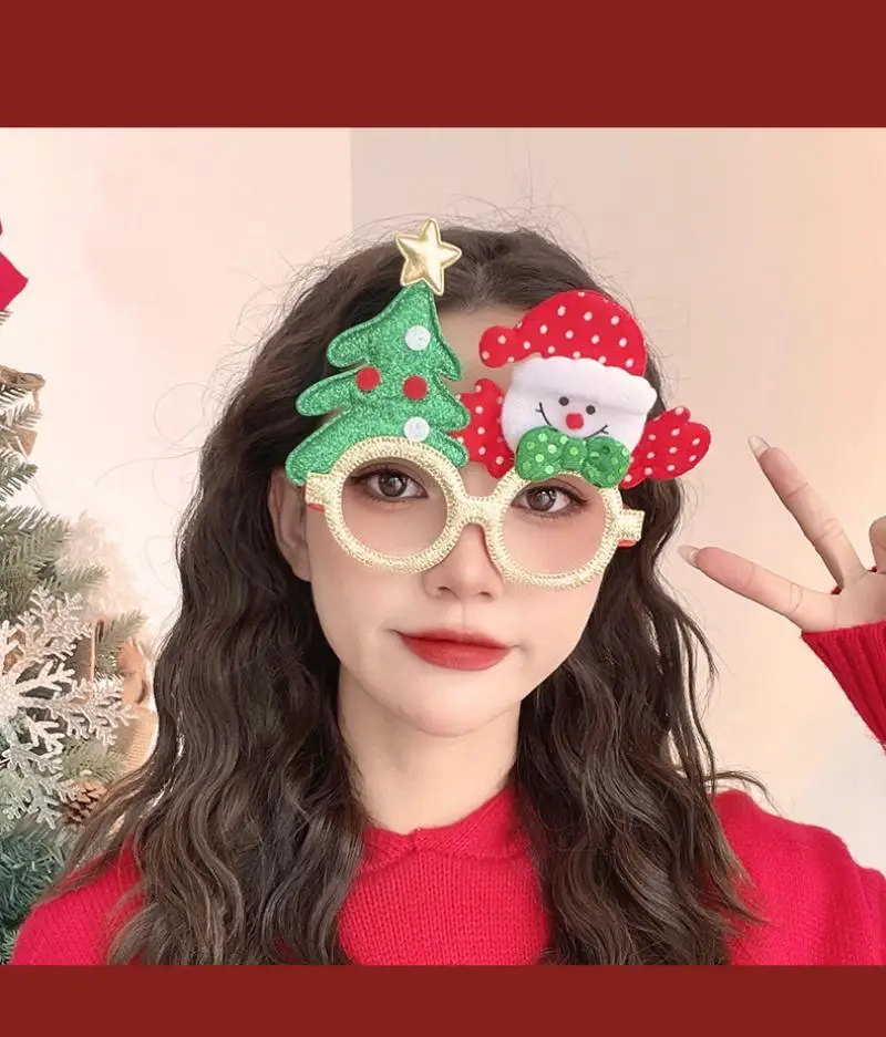 Рождественские оправы для очков женский лось забавные подарочные